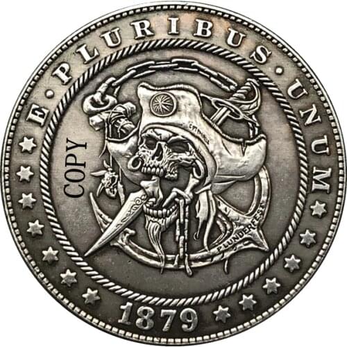 Hobo Nickel 1879-CC USA Morgan Dollar COIN COPY Type 185