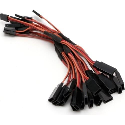 HX5D 10pcs 150mm Servo RC Y Style Male to Female Extension Wire Lead Cable JR Cord