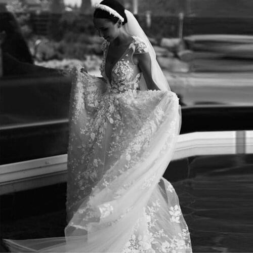 HZWL Lace Wedding Dresses
