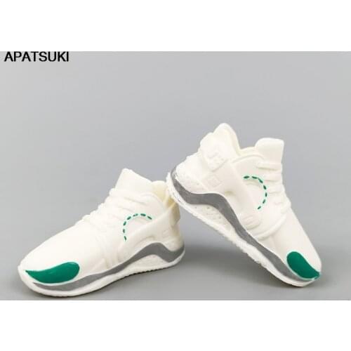 Grey Green Basketball Doll Shoes Sneakers for Ken Boy Dolls Sports Shoes for Barbies Boyfriend Ken 1/6 Accessories Kids Toys