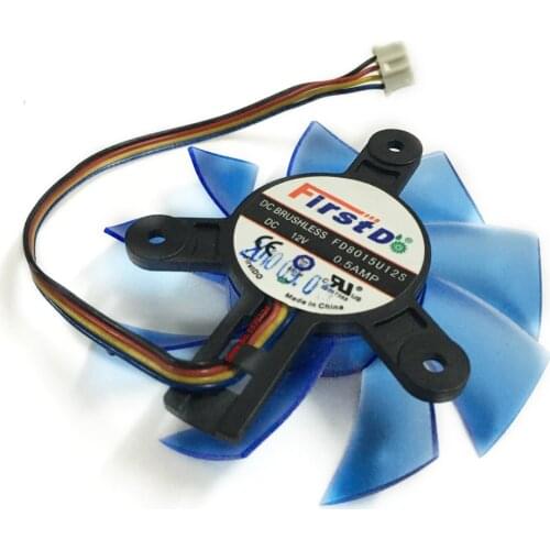 Free shipping diameter 75mm Computer VGA Cooler Video Card Fan For HIS R7-260X HD5870 5850 Graphics Card cooling