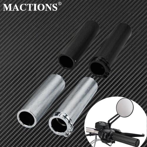 Motorcycle 1''25mm Hand Grips Handlebar Grip All Aluminum For Harley Touring Street Glide FLHR 96-07 Sportster XL Softail Dyna