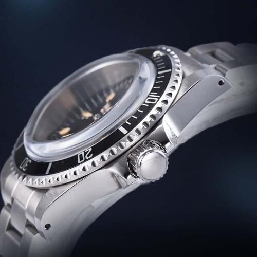 Mens Mechanical Wristband Watches 39.5mm 316 Stainless Steel Case w/ Nh35 Mechanical Movement