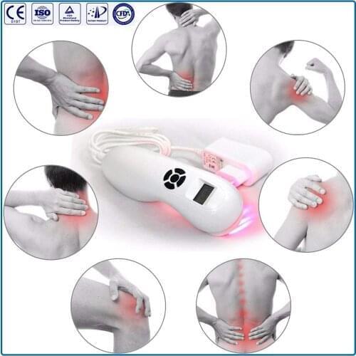 Low Level 650nm 808nm Soft Cold Laser Therapy Physiotherapy Device Red Light Infrared Laser Pain Relief Device Wound Healing
