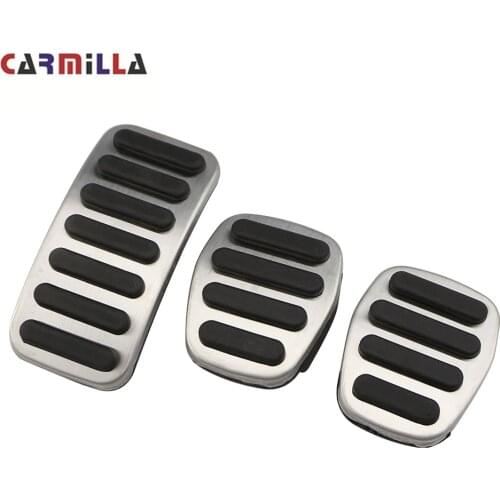 Carmilla AT MT Stainless Steel Car Styling Pedals Car Pedal Cover for Volvo V40 2013 - 2020 Parts Accessories