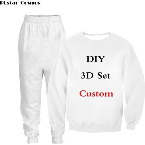 PLstar Cosmos 3D Print DIY Custom Design Men/Women Sweatshirt pants suit Fashion clothing Drop Shipping Wholesalers