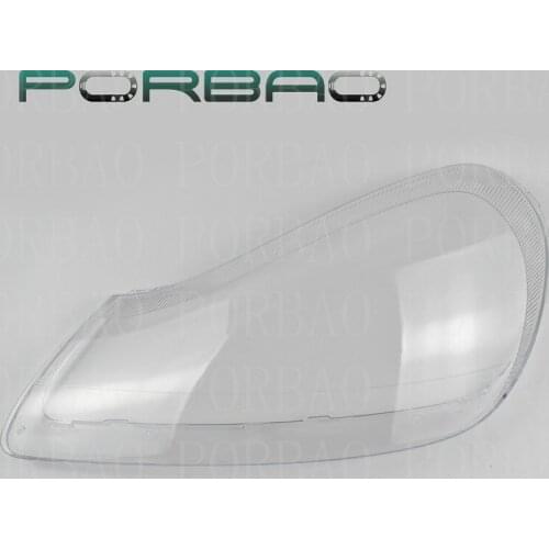 4Doors Headlight Clear Lens Cover for Porsche Cayenne 08-10 Car Headlamp Transparent Shell Replacement DIY