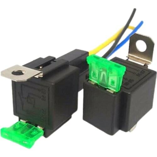 12V Fuse Relay Switch Used for Automatic Regulation and Safety Protection for Car Lights Fog Lamps Wiper Starter R2LC