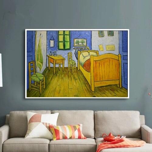 Hand painted canvas oil paintings abstract Modern wall art decorative pictures for living room Van gogh painting reproductions