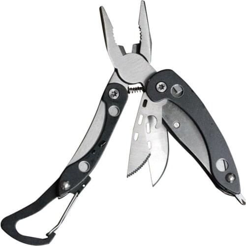 Stainless Steel Folding Needle Nose Pliers Tool Knife Small Portable Folding Multifunctional Outdoor Camping Equipment Travel