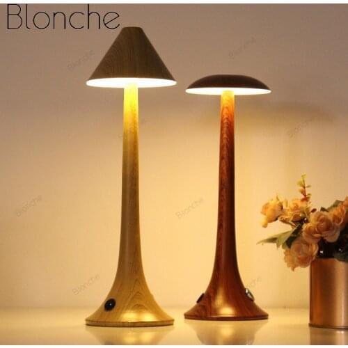 LED Table Lamp USB Charging Waterproof Creative Custom Hotel Bedside Bar Table Lamp Eye Protection Charging Table Lamp