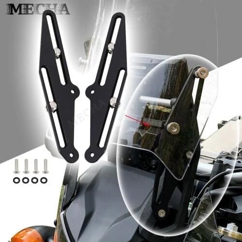 TENERE 700 T700 T 700 Tenere700 T7 Windscreen Adjusters Motorcycle CNC Windshield Bracket fits For YAMAHA
