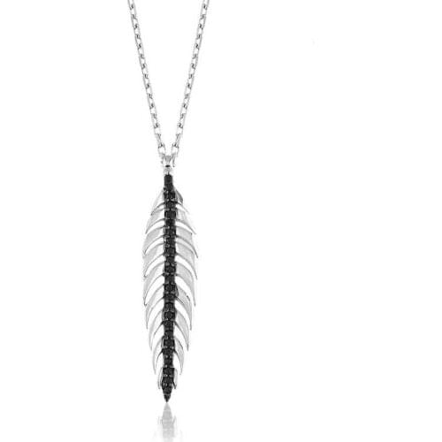 Tevuli 925 Sterling Silver Leaf Lady Necklace