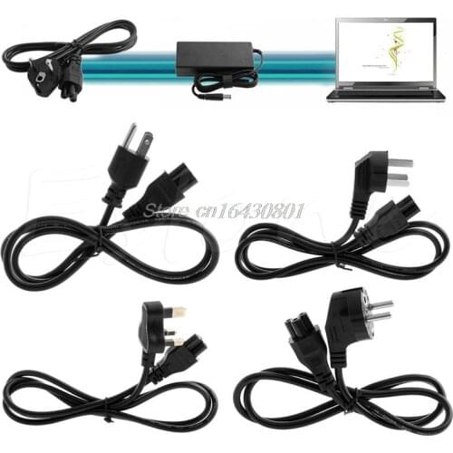 US/UK/EU/AU Plug 3-Pin AC Power Cord Cables For Dell Laptop For Lenovo ThinkPad For IBM G08 Whosale&DropShip