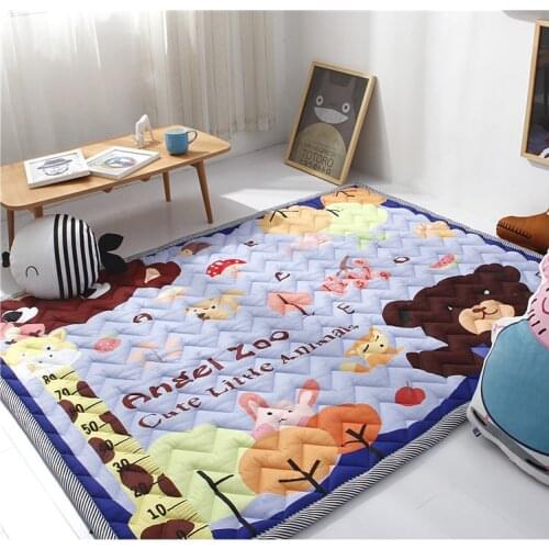 Thicken Infant creeping skid-proof cartoon Carpet high quality Four Seasons Children Living Room Bedroom game mat carpet