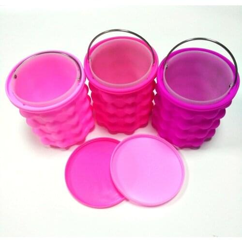 Big size Magic Revolutionary Space Saving Ice Ball Maker Ice Bucket