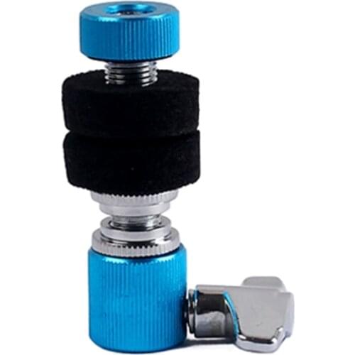 1 Set Metal Standard Jazz Drum Hi-Hat Cymbal Clutch Stand Post for Percussion Instrument Parts Replacement Accessories Blue