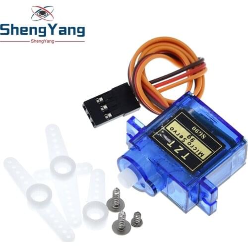1PCS ShengYang Smart Electronics Rc Mini Micro 9g 1.6KG Servo SG90 for RC 250 450 Helicopter Airplane Car Boat