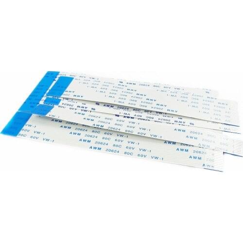 10PCS FPC Ribbon Flexible Flat CABLE PITCH 1.0MM 200MM B-Type 4P 6P 8P 10P 12P 16P 20P 30P 40P 60Pin FFC WIRE