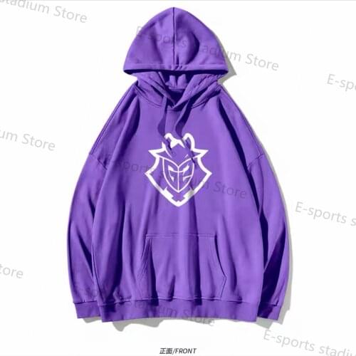 2021 G2 Gaming Hoodie G2 Team Uniform LOL League CSGO DOTA Global Competition Fan Pullover Personalized Warm Outdoor Sweatshirt
