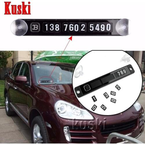 Car Styling Temporary Parking Card Sticker For Audi A3 A4 B6 B8 B7 B5 A6 C5 C6 Q5 A5 Q7 TT A1 S3 S4 S5 S6 S8 MG 3 ZR Accessories