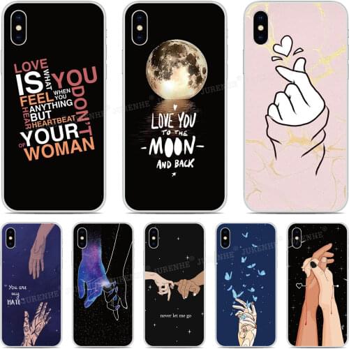 Soft TPU Love Darlin Couple Phone Case For Doogee X90 N20 Y9 Plus N10 Y7 Y8 Y8C X70 X60 X60L X50 X50L X30 X55 Silicone Cover