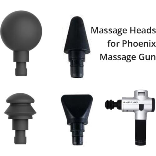 Muscle Therapy Massage Gun Attachments Heads for Electric Massager Body Relaxation Pain Relief Relaxation Accessories