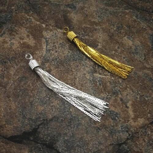 New arrival Metal Tasbih tassel Gold Bead tassels