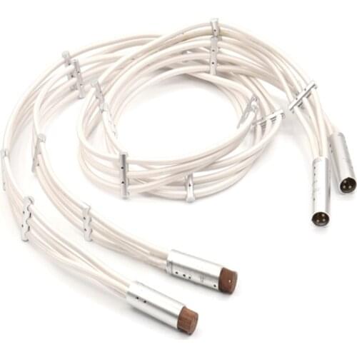 Pair Audiophile Demark Argento XLR Interconnect Balance Audio Cable for Amplifier CD Player