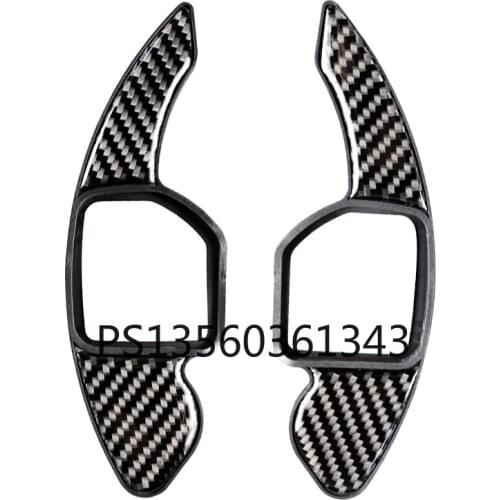 Suitable for Audi A3 A4L A5 Q3 Q5 TT S3 A6 Q7 Q2 steering wheel carbon fiber shift paddle interior modification