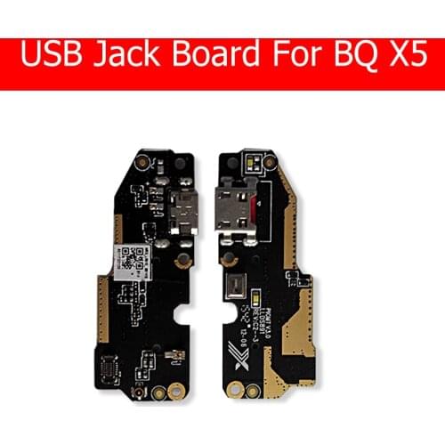 Genuine USB Charging Jack Dock Board For BQ Aquaris X5 5.0" USB Charger Port Connector Flex Cable Replacement Repair In Stock