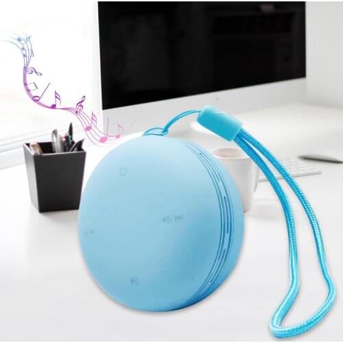 Portable Mini Round Bluetooth Speakers Type-C Interface Wireless Subwoofer Music Player Loudspeaker Wireless Bluetooth Speaker