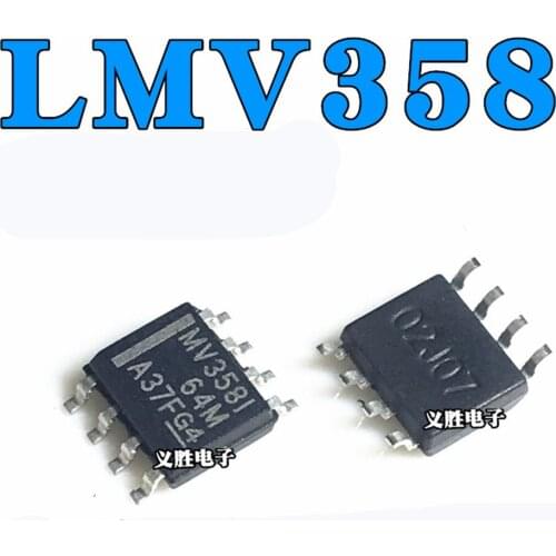 10PCS Industrial Grade Operational Amplifier MV358I LMV358 LMV358IDR SOP8