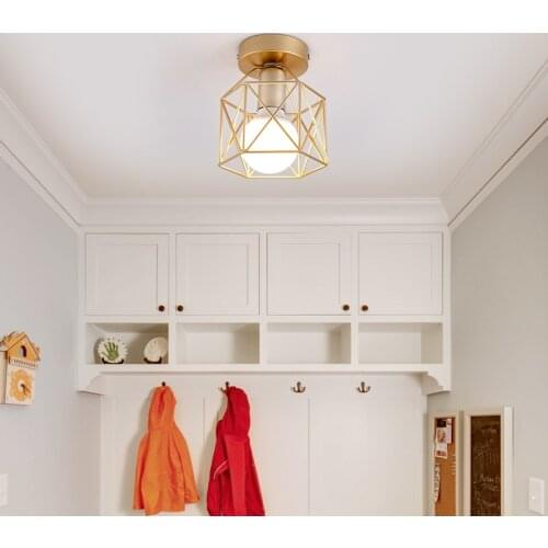 Nordic Minimalism Gold Shade home decoration ceiling lights Metal Household Accessories Lmap lamp