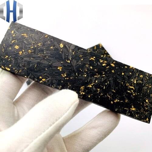 Knife Carbon Fiber Patch Forging Carbon Fiber Chaotic Carbon Fiber Handle Material Broken Carbon Knife Handle Composite Material