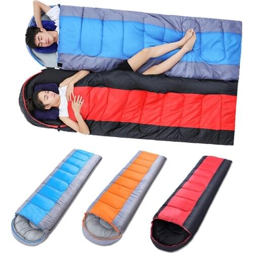 Ultra-Light Adult Camping Down Sleeping Bag Double Can Be Spliced Envelope Backpacking Sleeping Bag For Outdoor Traveling Hiking