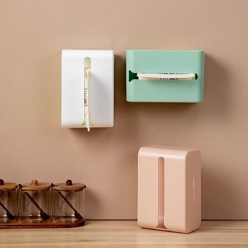 Waterproof Wall Mount Toilet Paper Holder Shelf Toilet Paper Tray Draw Paper Storage Box Tray Tissue Box Home Kitchen Cocina