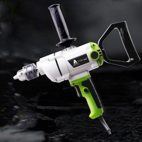 High Power Aircraft Drill Industrial Electric Cement Paint Mixing Drill Putty Powder Mixer Ashing Machine Electric Drill Z1601