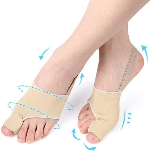 1 Pair Toe Separator Correcteur Hallux Valgus Orthopedic Bunion Corrector Splint SEBS Inner Big Foot Bony guard Foot Care