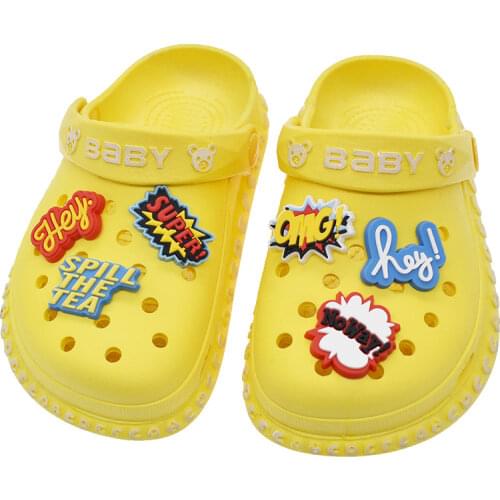 1 Pcs Confession PVC Shoe Charms Shoe Accessories Sandals Decoration for Croc Jibz Kids Favor Kawaii Cute X-mas Gift Fit Bands