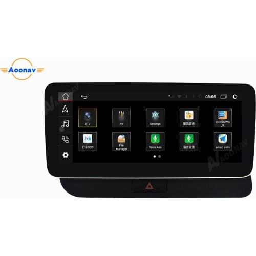 2 din android Car radio Stereo receiver For Audi Q5 2009-2015 car DVD player touch screen GPS navigation multimedia player