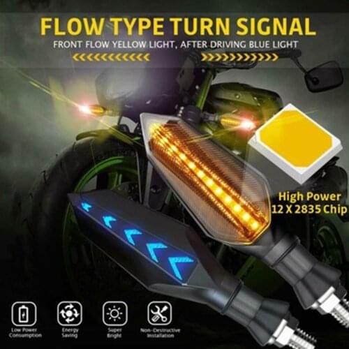 2PCS LED Turn Signals Indicator Modified Electric Motorcycle Turn Signal Light Motorcycle Steering Accessories Turning Lights