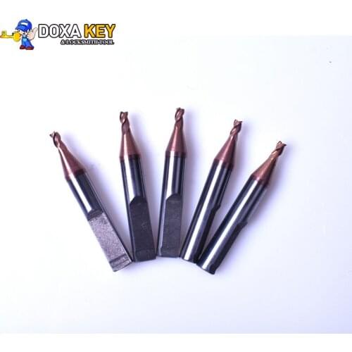 5pcs key cutter WC011A 2.5mm carbide end milling cutter RIC05304B for KEYLINE Bianchi 994 Laser key cutting machines