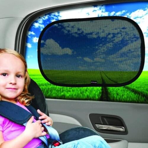 Car Sunshade Adsorption UV Protection Car Curtain Car Window Sunshade Side Window Double-layer Shade Protection Glare Summer