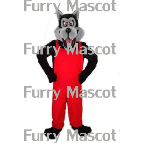 Big Bad Wolf Christmas Cosplay Unisex Cute Newly Mascot Costume Suit Cosplay Party Game Dress Outfit Adult Gift A