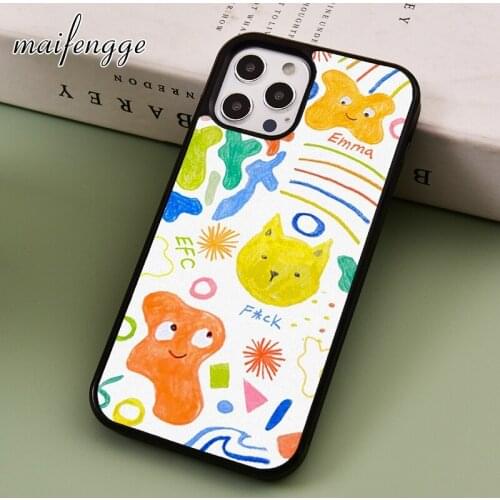 Emma chamberlain phone Case For iPhone 5 SE 2020 6s 7 8 Plus 11 12 Pro X XR XS max Samsung Galaxy S8 S9 S10 cover