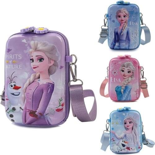 Disney Cute Cartoon Handbags Frozen Princess Childrens Messenger Bag Girls Small Bag Baby Shoulder Bag