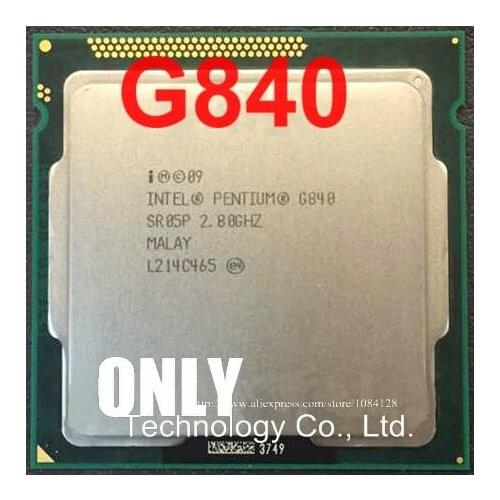 Free shipping intel G840 2.8GHz 3M Dual Core desktop processors CPU 840 Socket LGA 1155 pin