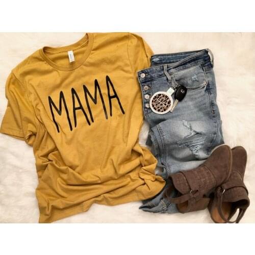 Mama shirt Lover Fashion Short Sleeve Shirt Women 100% Cotton Harajuku Funny Graphic Mom mother Female Clothing O Neck Tshirts