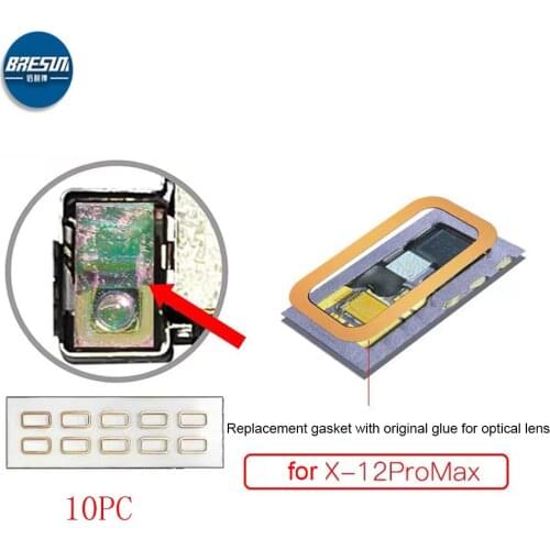 I2C Face ID 10pcs/1package original film Replacement gasket with original glue Fix face ID For iphone Face Fixed Adhesive